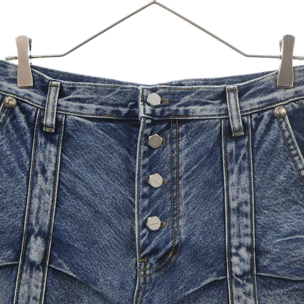 THUG CLUB(サグクラブ) 24AW LINE GOB DENIM PANTS ラインゴブ デニムパンツ インディゴ TC24PT3201