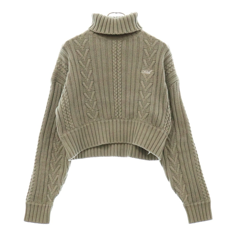 KITH(キス) Corrina Sweater コリーナ ローゲージ タートルネックニット セーター レディース ベージュ 22-080-061-0003-4-0
