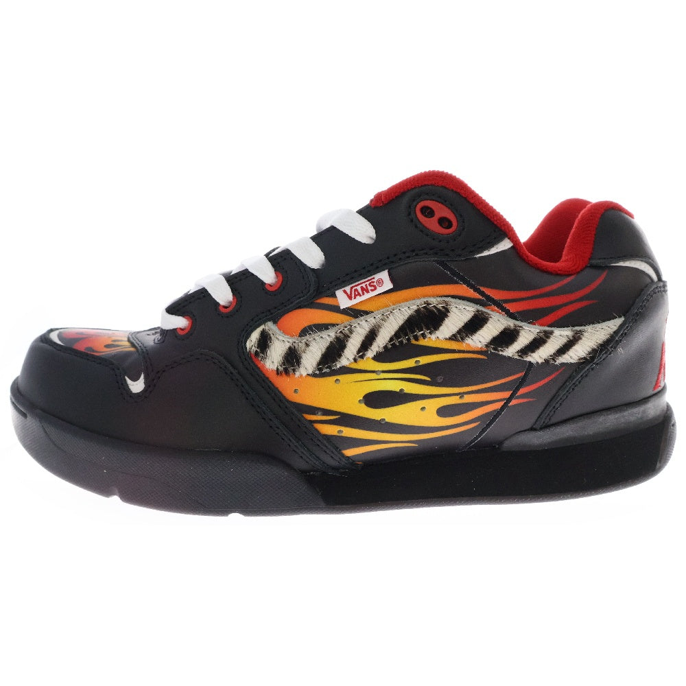 VANS(ヴァンズ) × GALLERY DEPT. Rowley XLT LX Flames ギャラリーデプト ローリー フレーム ローカットスニーカー ブラック US11.5/29.5cm VN000E21FLM