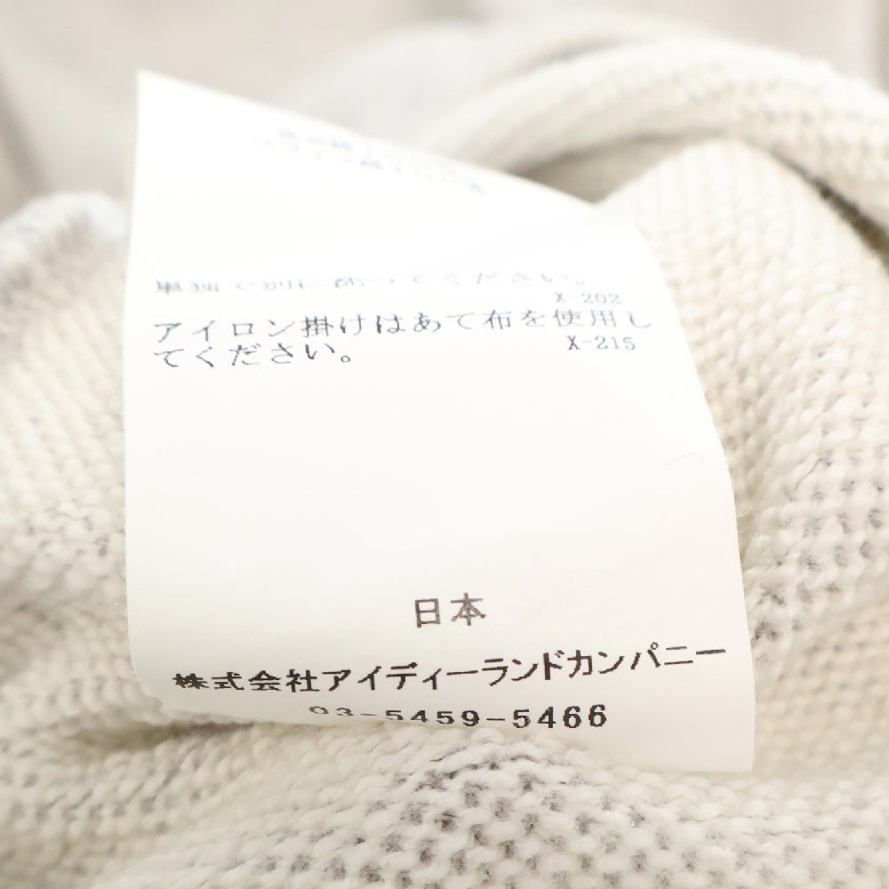 UNIVERSAL PRODUCTS(ユニバーサルプロダクツ) PIQUET TERRY L/S POLO SHIRT ピケテリー ロングスリーブポロシャツ グレー 221-60102