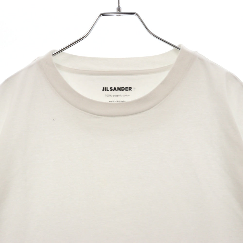 JIL SANDER +(ジルサンダープラス) 23SS パックT ロゴTシャツ ホワイト J47GC0001 J45048