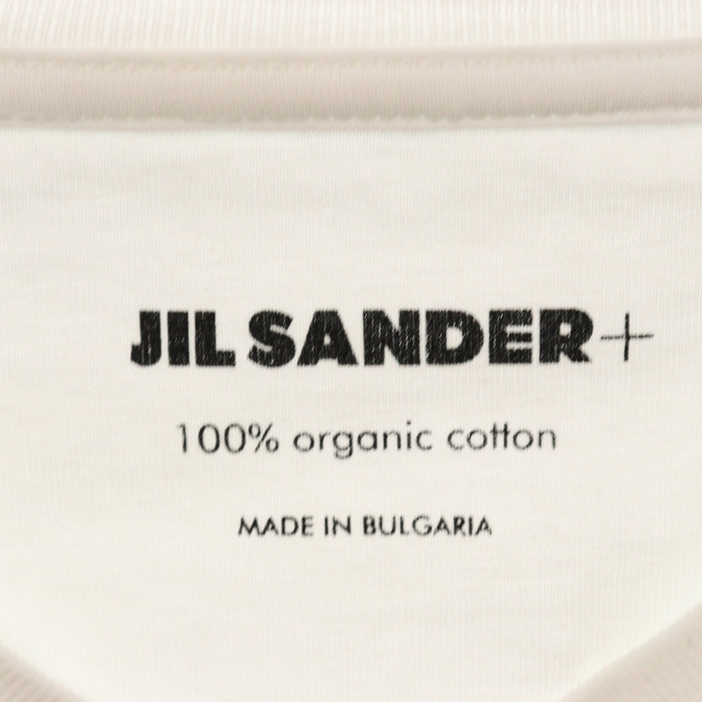 JIL SANDER +(ジルサンダープラス) 23SS パックT ロゴTシャツ ホワイト J47GC0001 J45048