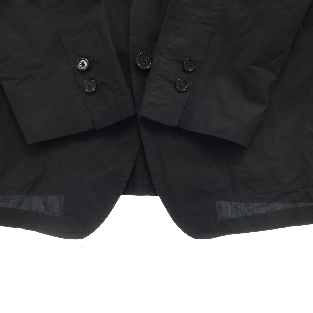 DOLCE & GABBANA(ドルチェアンドガッバーナ) ストライプ切り替え 2B テーラードジャケット ブラック G2LW5T