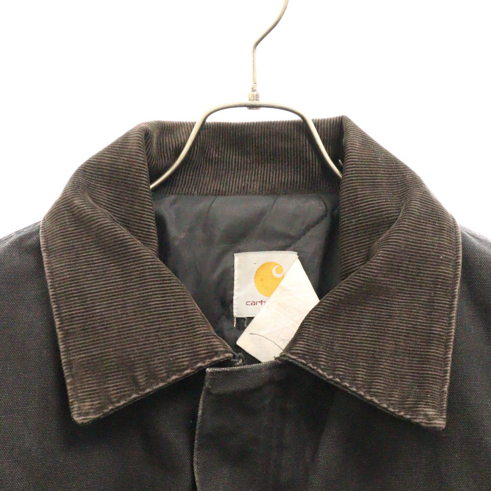 CARHARTT(カーハート) 80-90S VINTAGE ヴィンテージ 裏地キルティング ダック地 トラディショナルコート ブラック