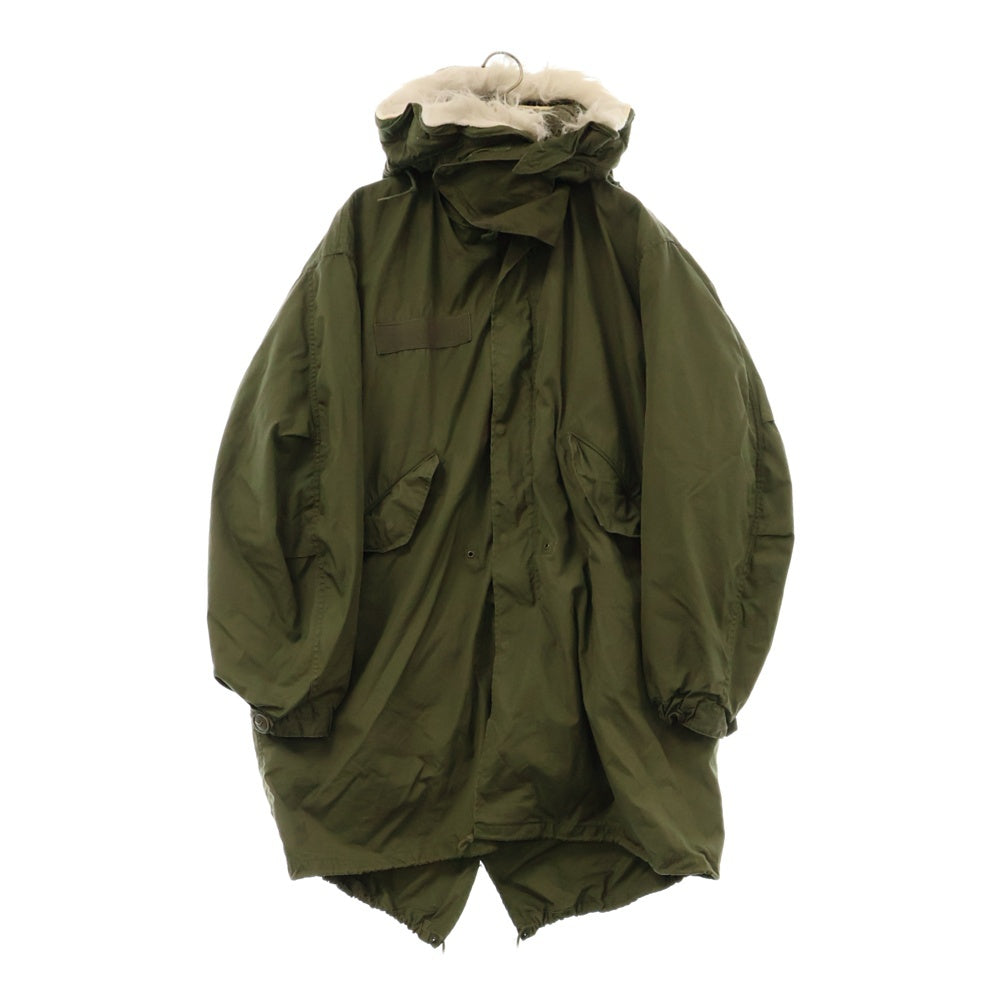 VINTAGE(ヴィンテージ) 73年製 US.Army M-65 Fishtall Parka with Liner ファーフーデッド ライナー付きフィッシュテールモッズコート カーキ 100-73-C-0156