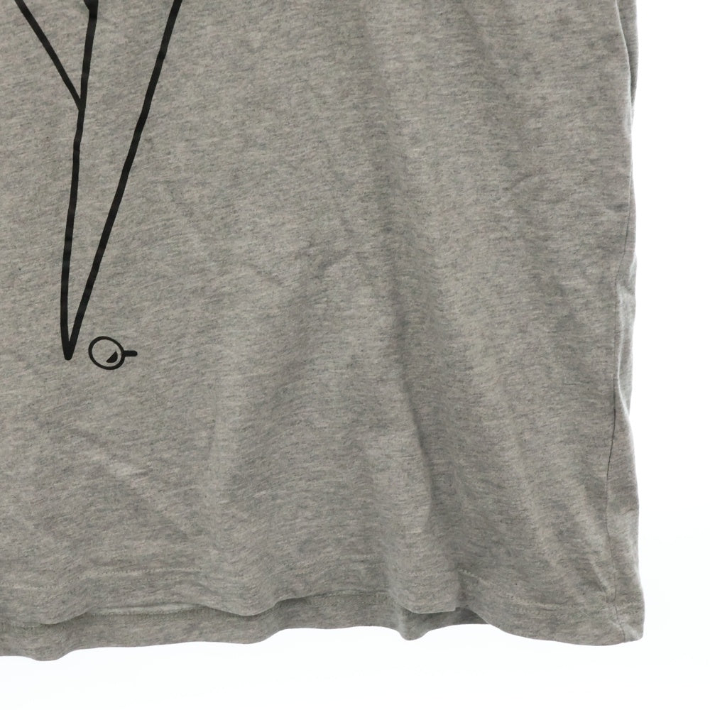 NIKE(ナイキ) 18AW ×OFF-WHITE NRG A6 TEE オフホワイト 両面プリント クルーネック 半袖Tシャツ カットソー グレー BQ0827-063