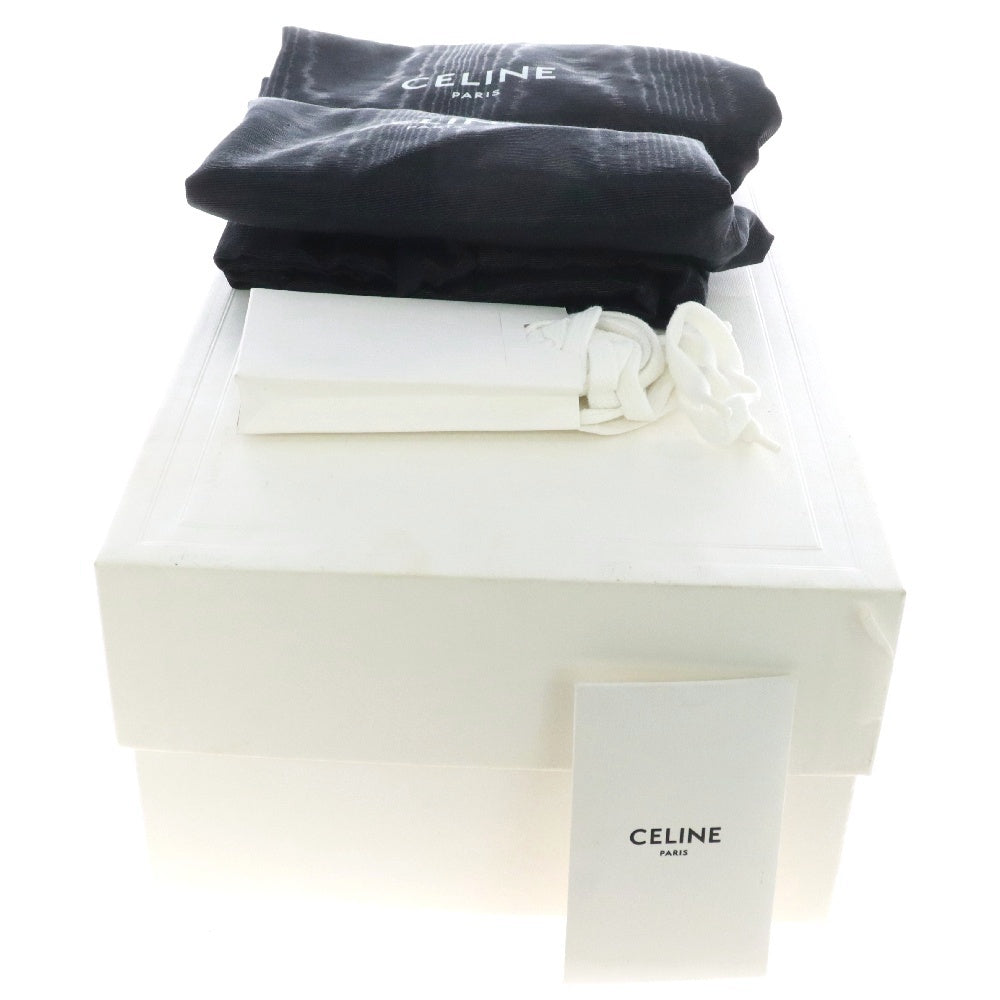 CELINE(セリーヌ) アイ&リップ グラフィックプリント レザー ローカットスニーカー ホワイト CMNAOD