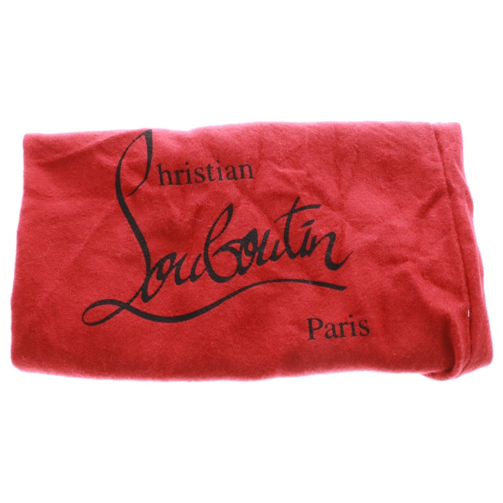 CHRISTIAN LOUBOUTIN(クリスチャンルブタン) PIK BOAT ラメスタッズ ローカットスニーカー スリッポン ブルー レディース