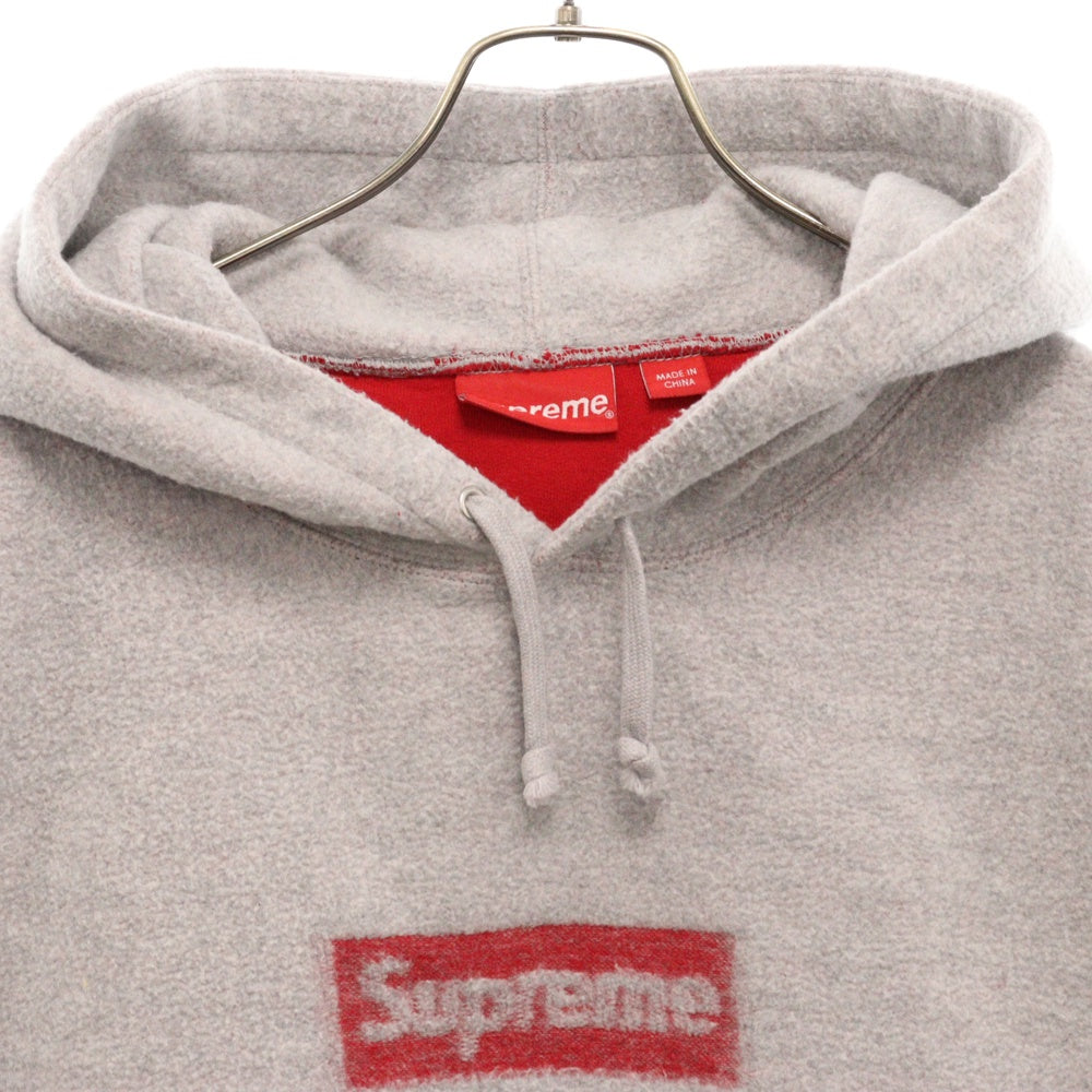 SUPREME(シュプリーム) 23SS Inside Out Box Logo Hooded Sweatshirt インサイドアウト ボックスロゴフーデッドスウェットシャツ プルオーバーパーカー グレー