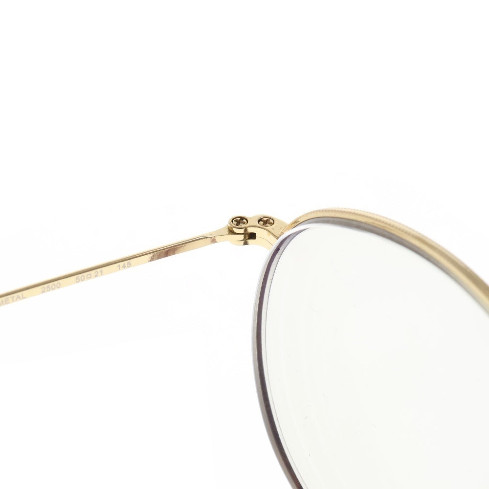 Ray Ban(レイバン) ROUNDMETAL ラウンドフレーム ゴールドメガネ 眼鏡 サングラス RB3447V