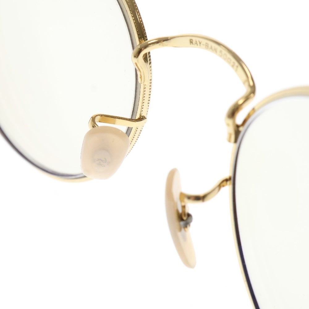 Ray Ban(レイバン) ROUNDMETAL ラウンドフレーム ゴールドメガネ 眼鏡 サングラス RB3447V
