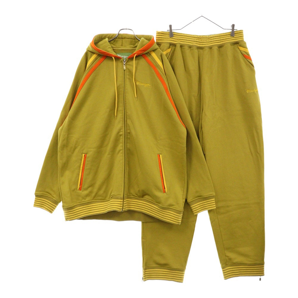 VINTAGE(ヴィンテージ) 00s Meezan ミーザン フーデッドトラックジャケット トラックパンツ セットアップ パーカー イエロー