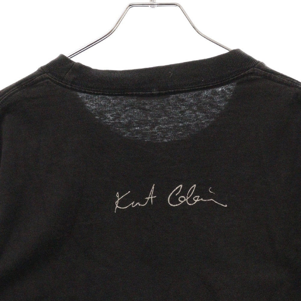 VINTAGE(ヴィンテージ) 90s NIRVANA 1998 KURT COBAIN MEMORIAL FACE カートコバーン 半袖Tシャツ ブラック