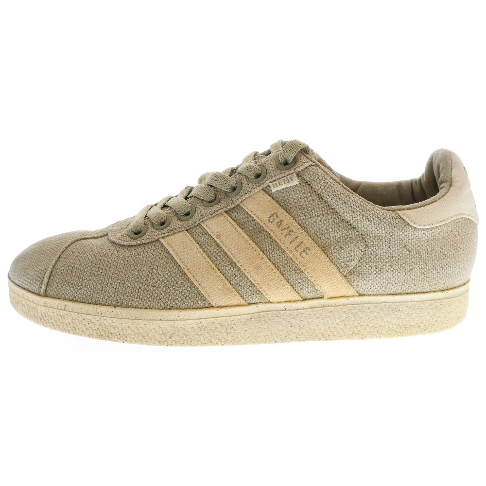 adidas(アディダス) 【2000年製 観賞用】GAZELLE HEMP ガゼル ガッツレー ヘンプ ローカットスニーカー カーキ US9.5/27.5cm 668509