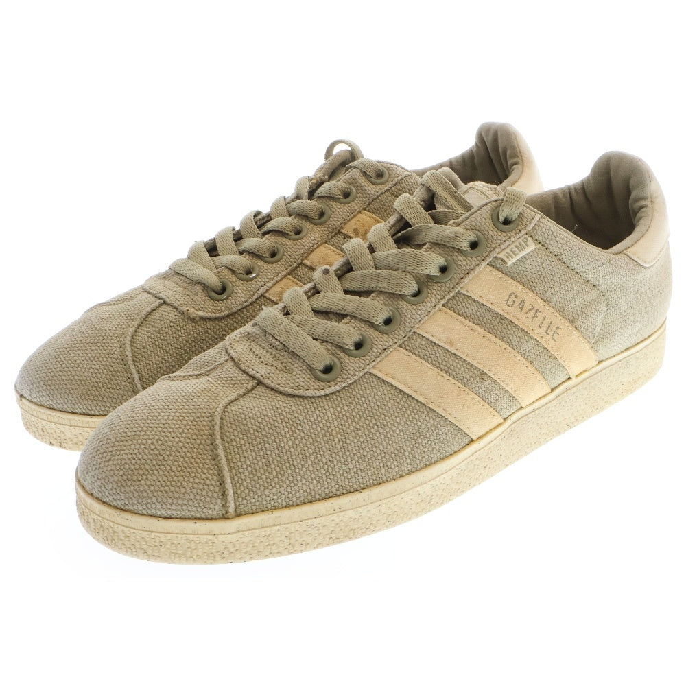 adidas(アディダス) 【2000年製 観賞用】GAZELLE HEMP ガゼル ガッツレー ヘンプ ローカットスニーカー カーキ US9.5/27.5cm 668509