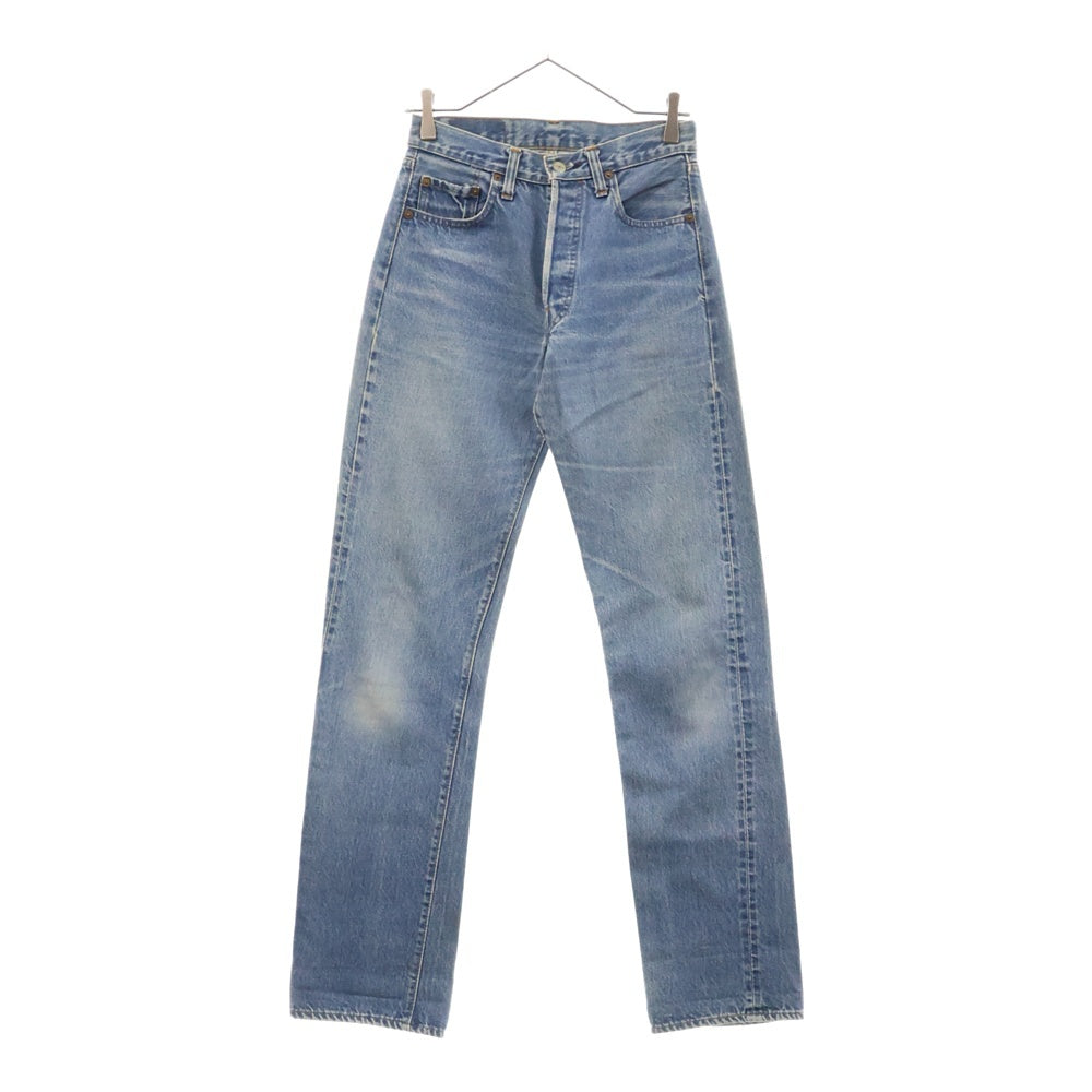 Levi's(リーバイス) 70S VINTAGE 501 ヴィンテージ 66後期 ボタン裏6 ブランクタブ 紙パッチ 赤耳 ボタンフライ デニムパンツ インディゴ
