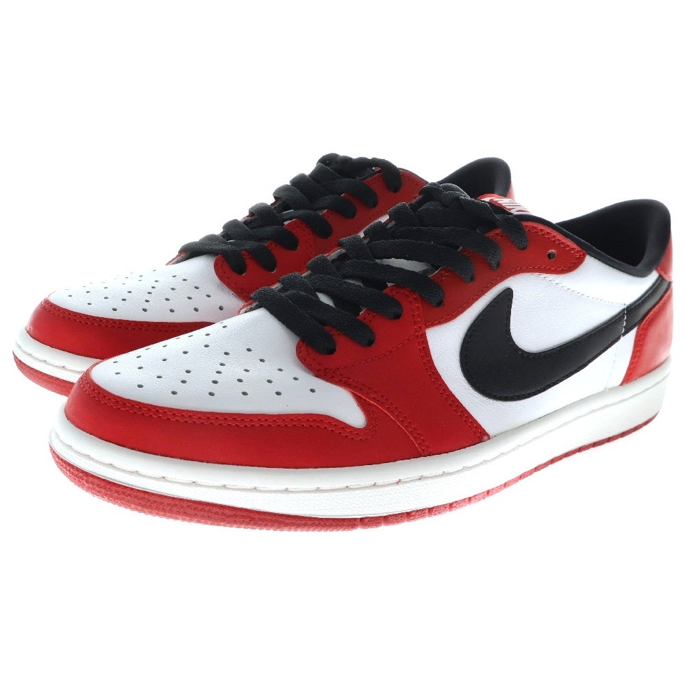 NIKE(ナイキ) 【観賞用 2015年製】 AIR JORDAN 1 LOW RETRO LOW CHICAGO エア ジョーダン シカゴ ローカットスニーカー ホワイト/レッド US9/27cm 705329‐600