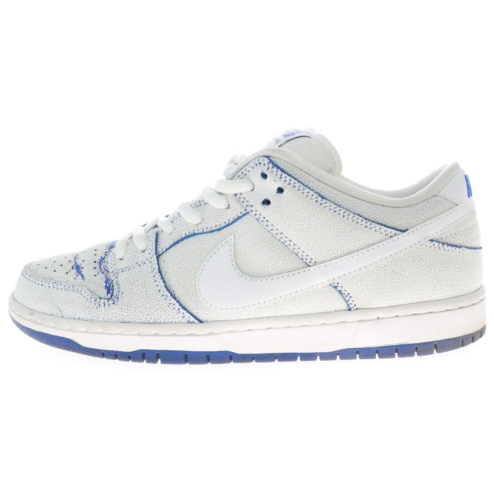 NIKE SB(ナイキエスビー) DUNK LOW PRO PRM SB ダンクロー ポースリン ローカットスニーカー ホワイト/ブルー US10/28cm CJ6884-100