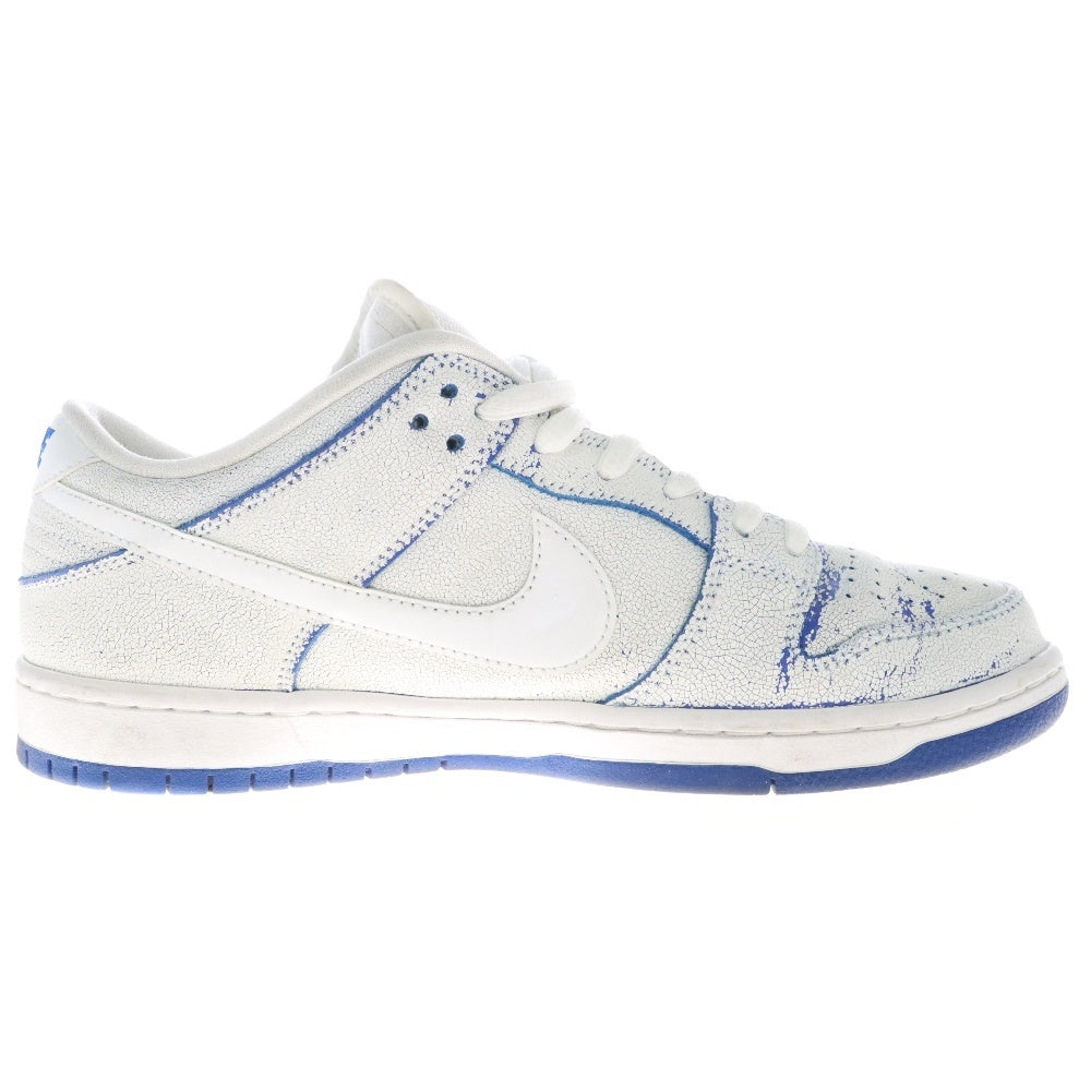 NIKE SB(ナイキエスビー) DUNK LOW PRO PRM SB ダンクロー ポースリン ローカットスニーカー ホワイト/ブルー US10/28cm CJ6884-100