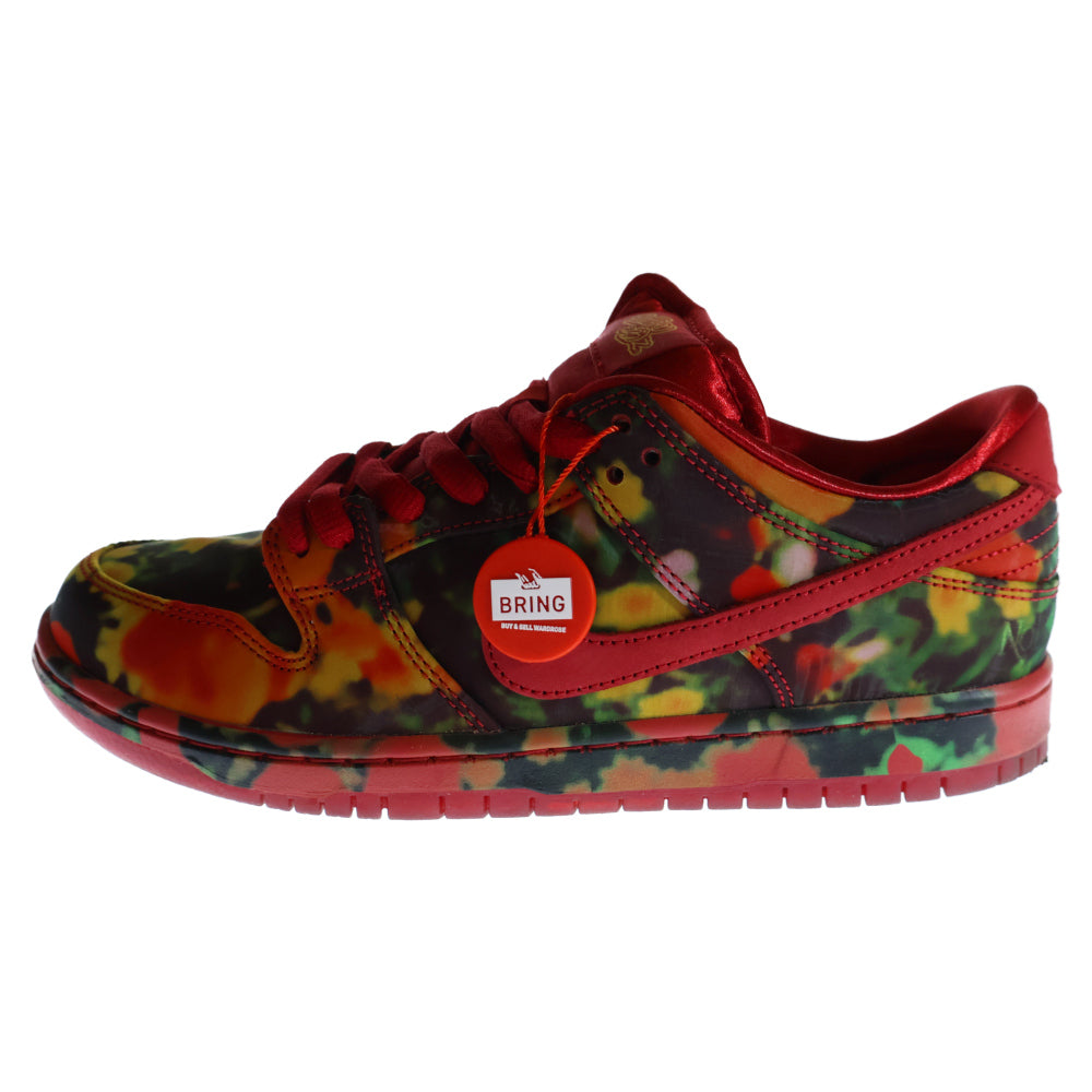 NIKE SB(ナイキエスビー) ×THE WIZARD OF OZ DUNK LOW POPPY FIELD オズの魔法使い ダンク ポピーフィールド ローカットスニーカー マルチカラー US8/26cm FZ1291-600
