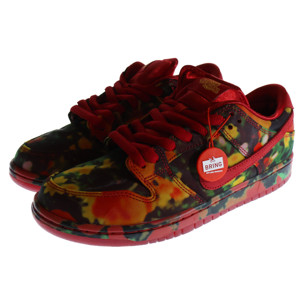 NIKE SB(ナイキエスビー) ×THE WIZARD OF OZ DUNK LOW POPPY FIELD オズの魔法使い ダンク ポピーフィールド ローカットスニーカー マルチカラー US8/26cm FZ1291-600
