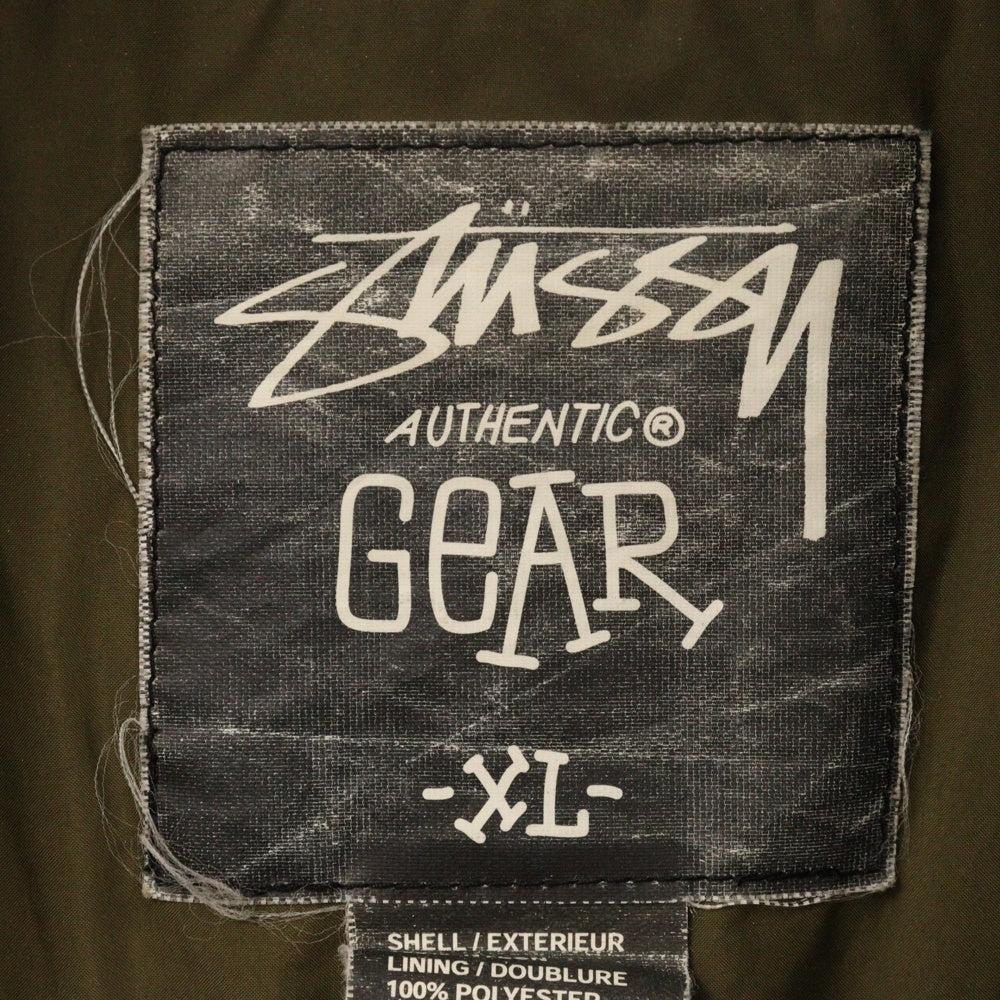 STUSSY(ステューシー) GEAR ハウンドトゥース総柄パデッドジャケット