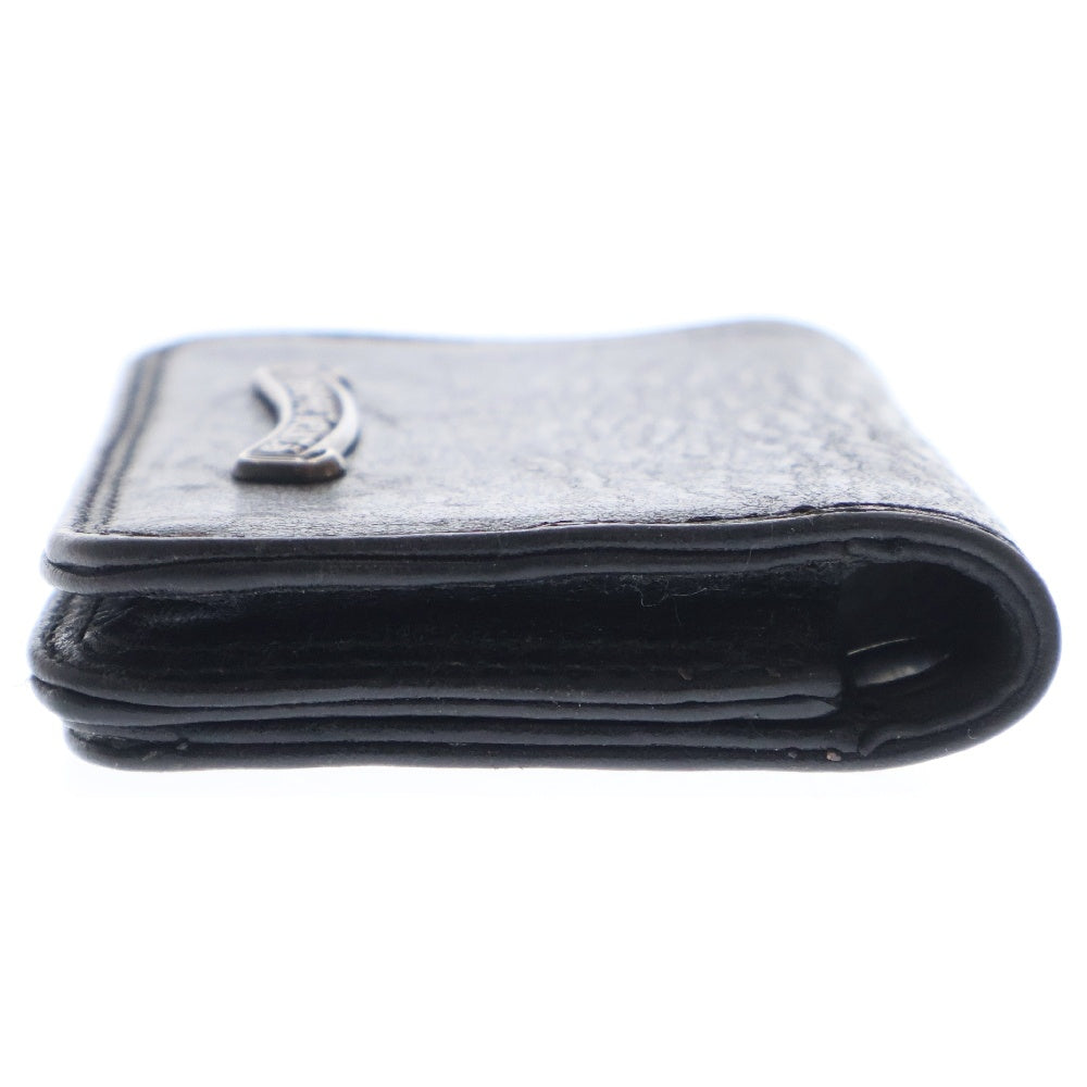 CHROME HEARTS(クロムハーツ) CARD CASE グロメット付きレザーカードケース ブラック
