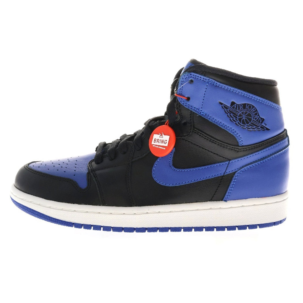 NIKE(ナイキ) 【観賞用 2013年製】 AIR JORDAN 1 RETRO HIGH OG ROYAL エアジョーダン1 レトロ ロイヤル ハイカットスニーカー ブラック/ブルー US9/27.0cm 555088-085