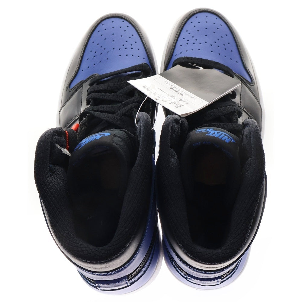 NIKE(ナイキ) 【観賞用 2013年製】 AIR JORDAN 1 RETRO HIGH OG ROYAL エアジョーダン1 レトロ ロイヤル ハイカットスニーカー ブラック/ブルー US9/27.0cm 555088-085