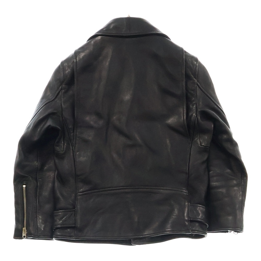 beautiful people(ビューティフルピープル) vintage leather riders jacket ヴィンテージレザー シープスキン ライダースジャケット キッズシリーズ ブラック キッズ 1000402411
