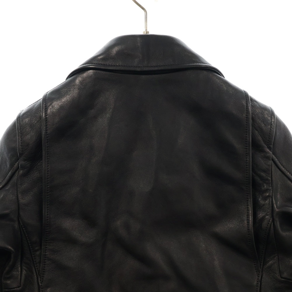 beautiful people(ビューティフルピープル) vintage leather riders jacket ヴィンテージレザー シープスキン ライダースジャケット キッズシリーズ ブラック キッズ 1000402411