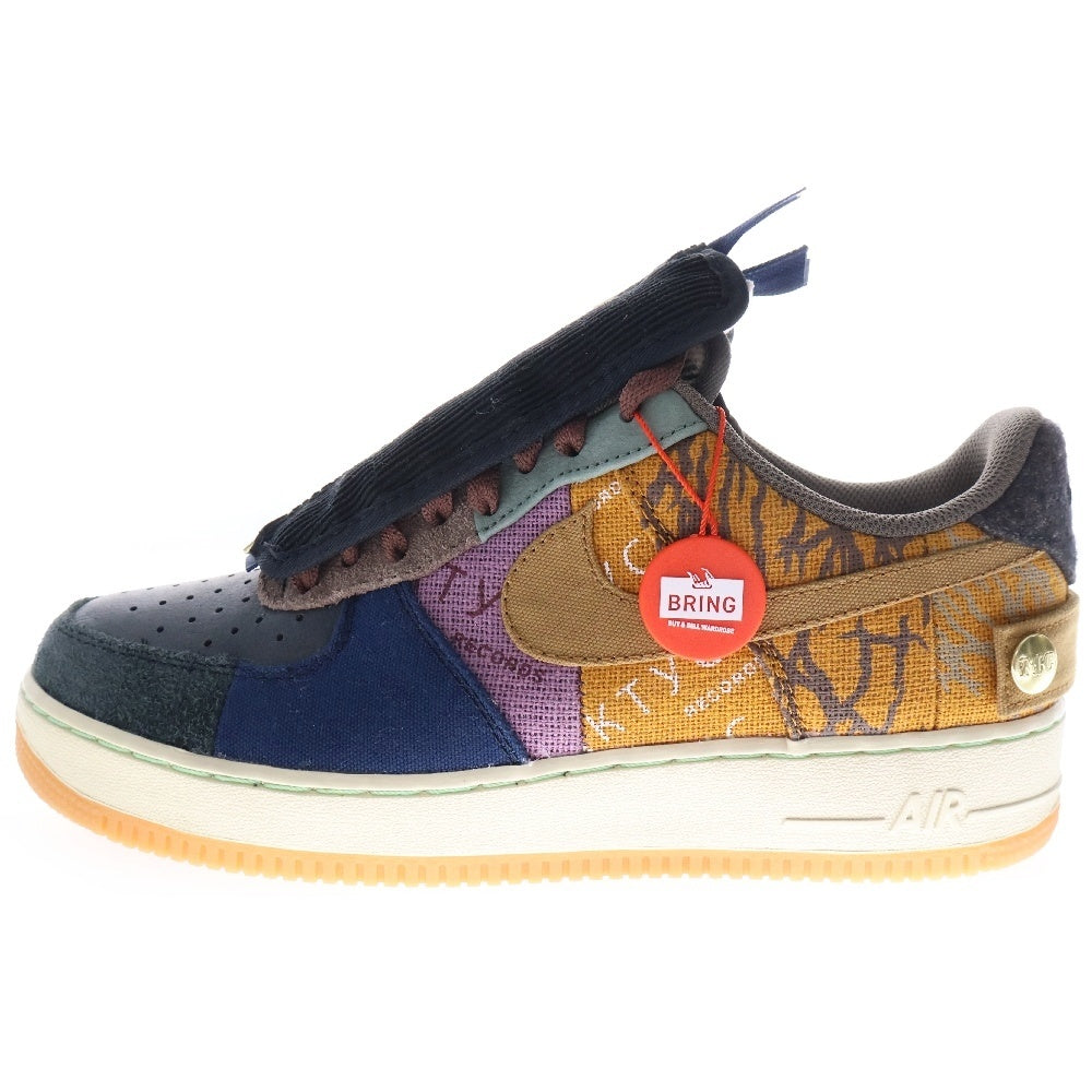 NIKE(ナイキ) ×TRAVIS SCOTT AIR FORCE 1 LOW CACTUS JACK ×トラヴィススコット エアフォース1 カクタスジャック ローカットスニーカー マルチ US10/28cm CN2405‐900