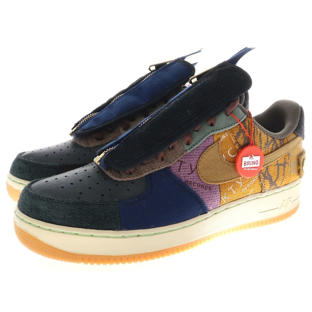 NIKE(ナイキ) ×TRAVIS SCOTT AIR FORCE 1 LOW CACTUS JACK ×トラヴィススコット エアフォース1 カクタスジャック ローカットスニーカー マルチ US10/28cm CN2405‐900