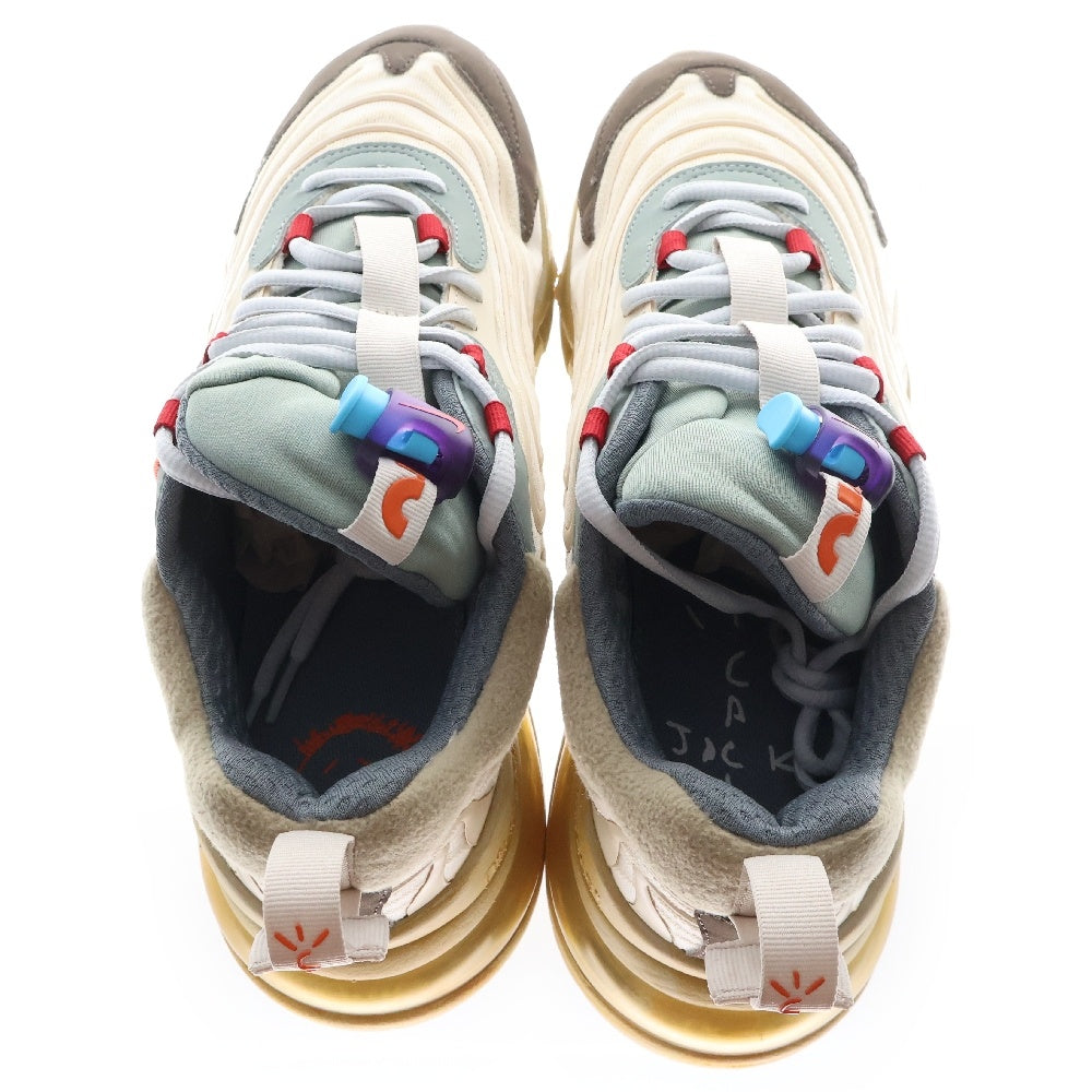 NIKE(ナイキ) ×TRAVIS SCOTT AIR MAX270 CACTUS TRAILS トラヴィススコット エアマックス270 カクタストレイル ローカットスニーカー ベージュ US10/28cm CT2864-200