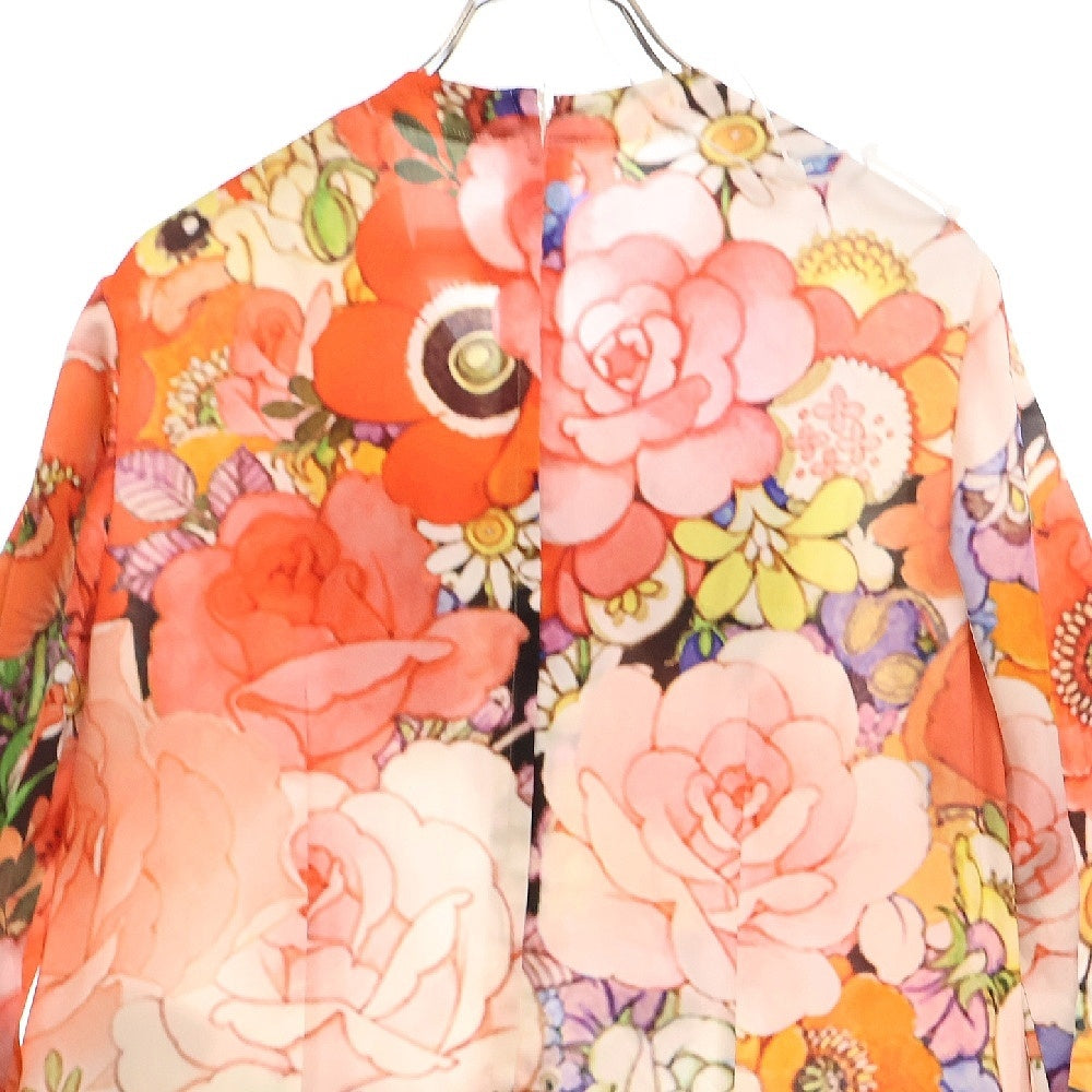 COMME DES GARCONS GIRL(コムデギャルソンガール) 22AW 高橋真琴 アートプリント リボンデザイン ポリエステル ロングワンピース マルチカラー レディース NJ-O007