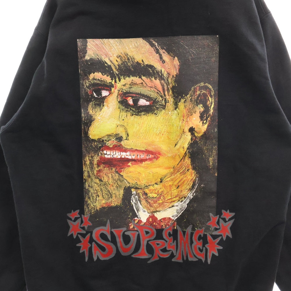 SUPREME(シュプリーム) 18AW Portrait Hooded Sweatshirt ポートレート スウェット プルオーバー パーカー ブラック