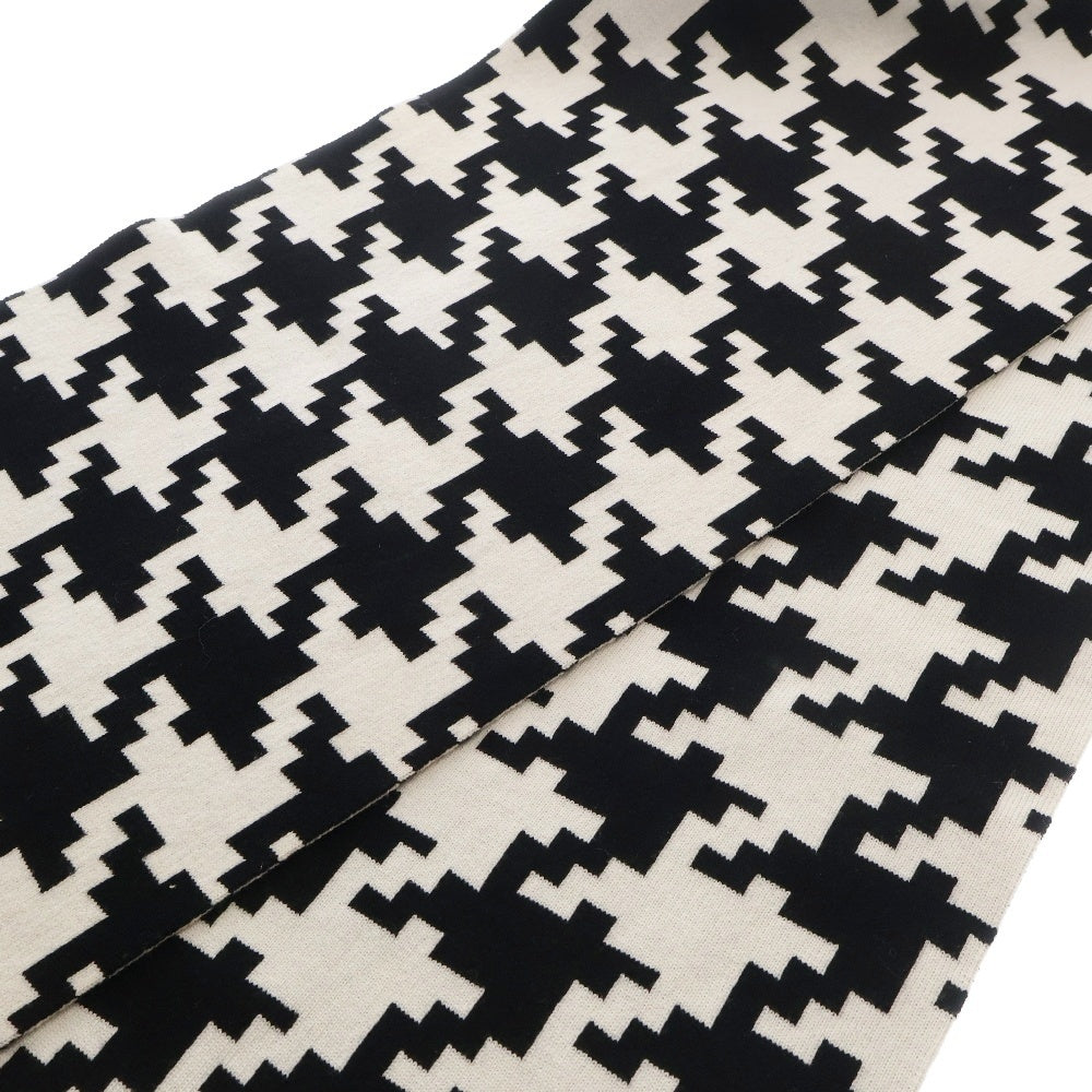 Christian Dior(クリスチャンディオール) Digital Chidori Cashmere Stole デジタル千鳥柄 カシミア混ウール マフラー ストール ホワイト/ブラック レディース 21PDP311I050