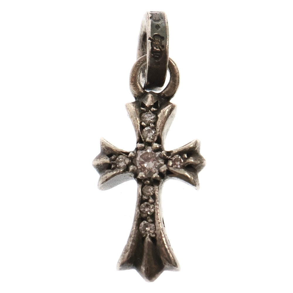 CHROME HEARTS(クロムハーツ) CRS BBYFAT P DMND ベイビーファット PAVEダイヤ ペンダントトップ シルバー BCA234