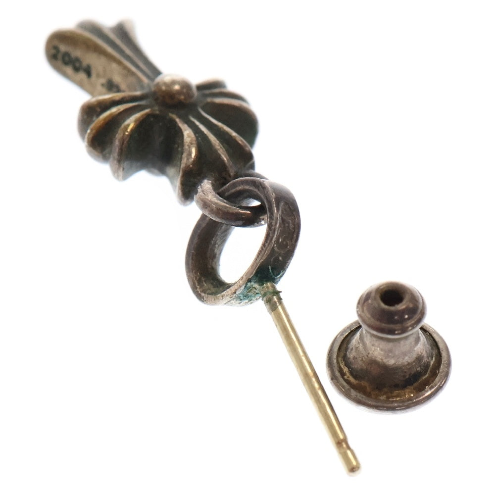 CHROME HEARTS(クロムハーツ) BBY F PPRCHN ベイビーファットクロス ドロップピアス シルバー BCA090