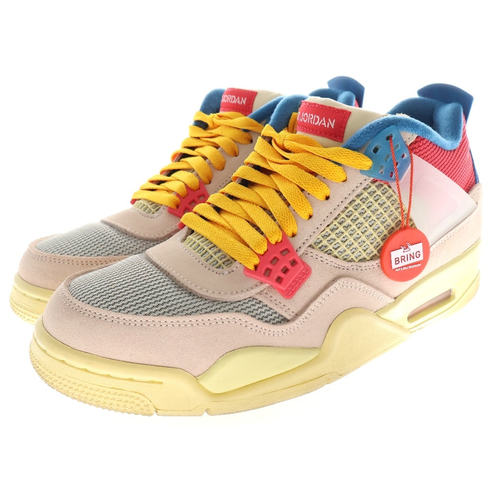 NIKE(ナイキ) ×UNION AIR JORDAN 4 GUAVA ICE ユニオン エアジョーダン4 グァバアイス ハイカットスニーカー マルチ US8.5/26.5cm DC9533-800