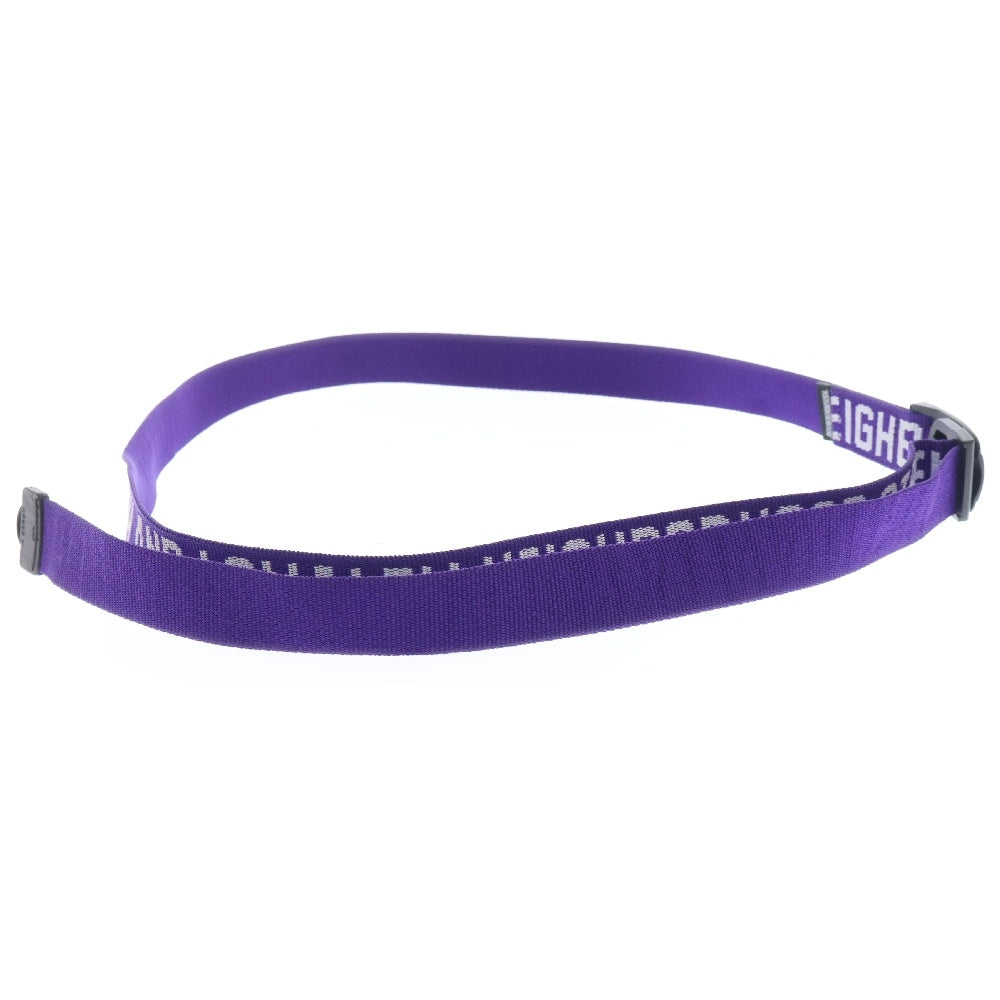 NEIGHBORHOOD(ネイバーフッド) 19SS S&L/P-BELT キャンバス ロゴベルト パープル 191MYNH-AC06