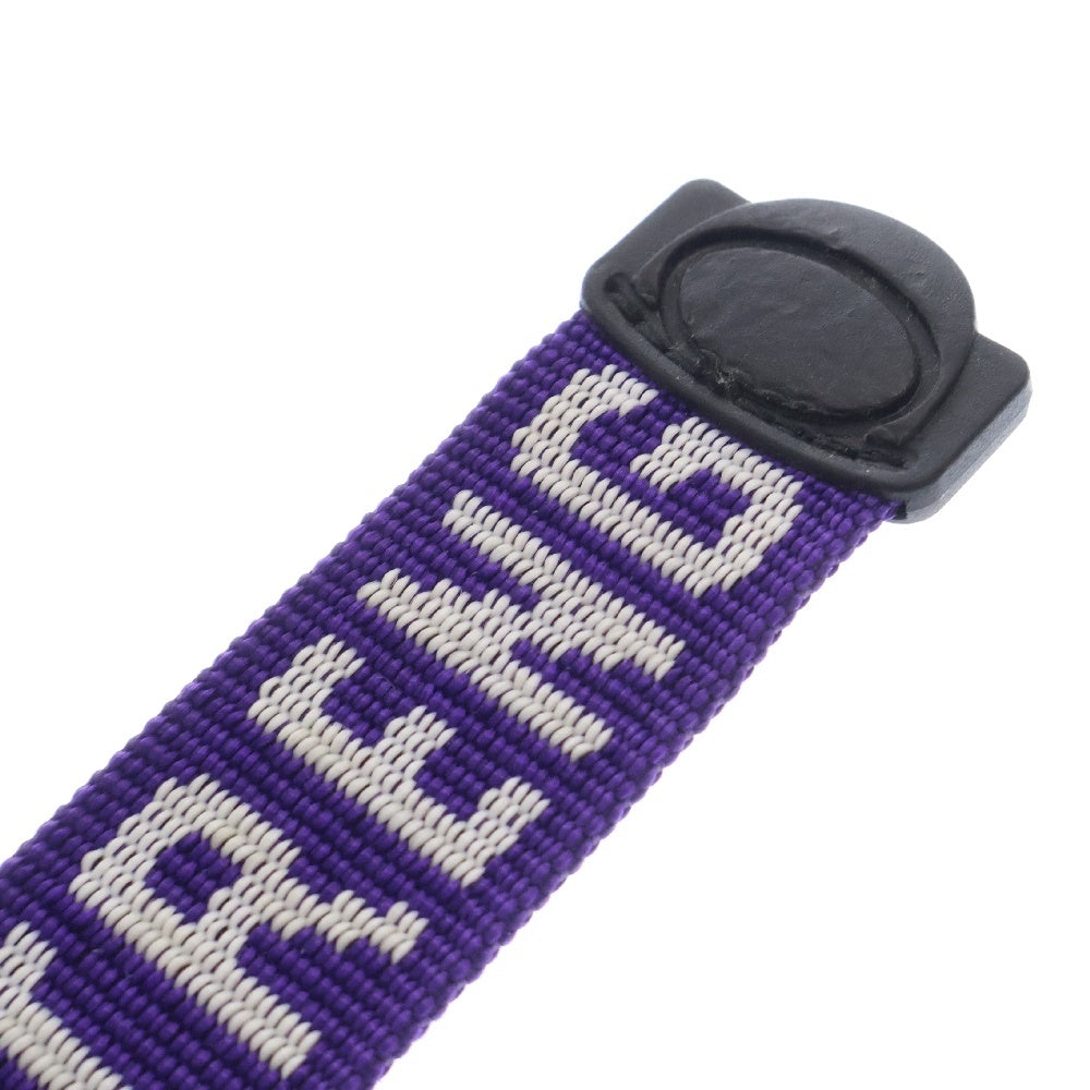 NEIGHBORHOOD(ネイバーフッド) 19SS S&L/P-BELT キャンバス ロゴベルト パープル 191MYNH-AC06