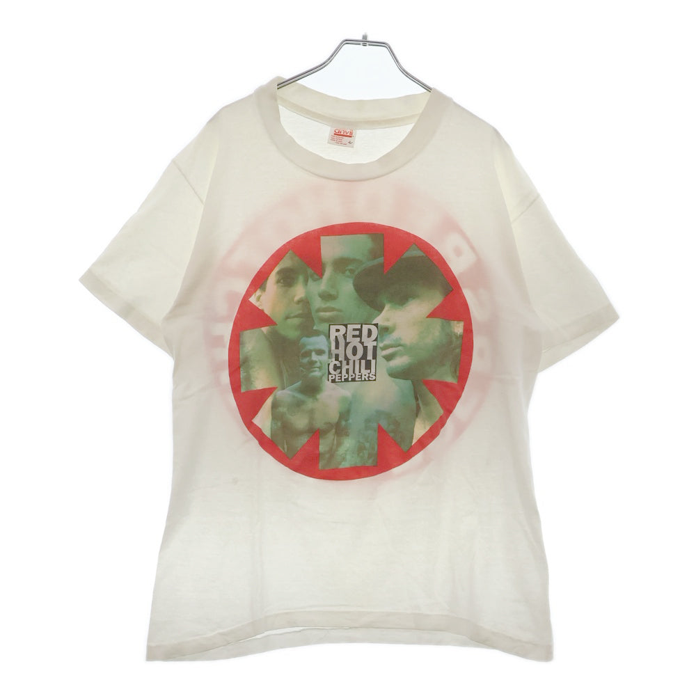 VINTAGE(ヴィンテージ) 90S RED HOT CHILI PEPPERS BLOOD SUGER SEX MAGIK レットホットチリペパーズ 両面プリント 半袖 Tシャツ カットソー ホワイト