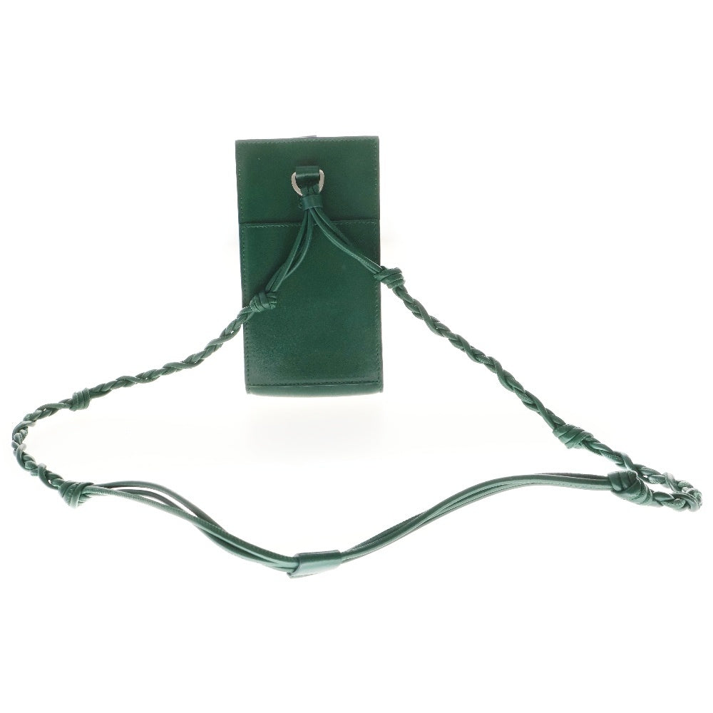 JIL SANDER(ジルサンダー) TANGLE PHONE CASE タングル フォンケース ネックポーチ グリーン