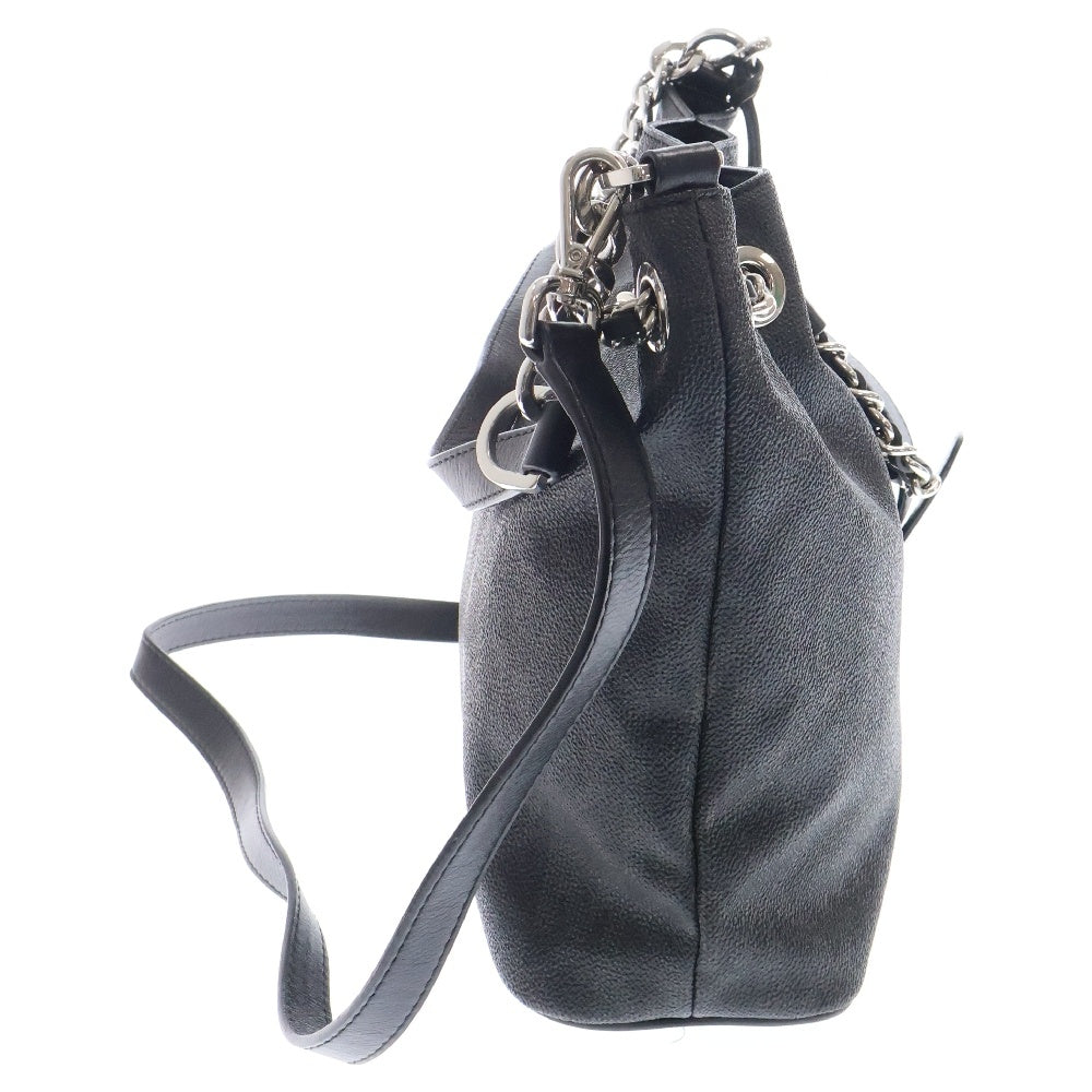 MICHAEL KORS(マイケルコース) シグネチャーロゴ チェーン ショルダーバッグ ブラック レディース 30H4SFKM2B