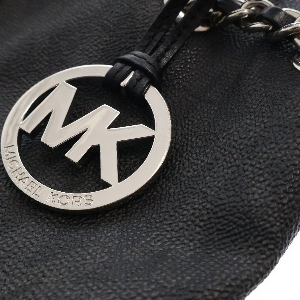 MICHAEL KORS(マイケルコース) シグネチャーロゴ チェーン ショルダーバッグ ブラック レディース 30H4SFKM2B