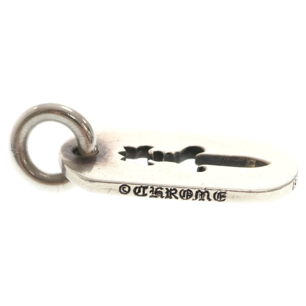 CHROME HEARTS(クロムハーツ) D TAG SML CO DAG カットアウト スモール ダガー ドッグタグ ペンダント ネックレストップ ペンダント ボールチェーンセット シルバー