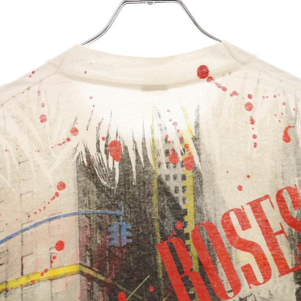 VINTAGE(ヴィンテージ) 90s GUNS N' ROSES DEAD HORSE Tee ガンズアンドローゼズ デッドホース 総柄 半袖Tシャツ カットソー ホワイト