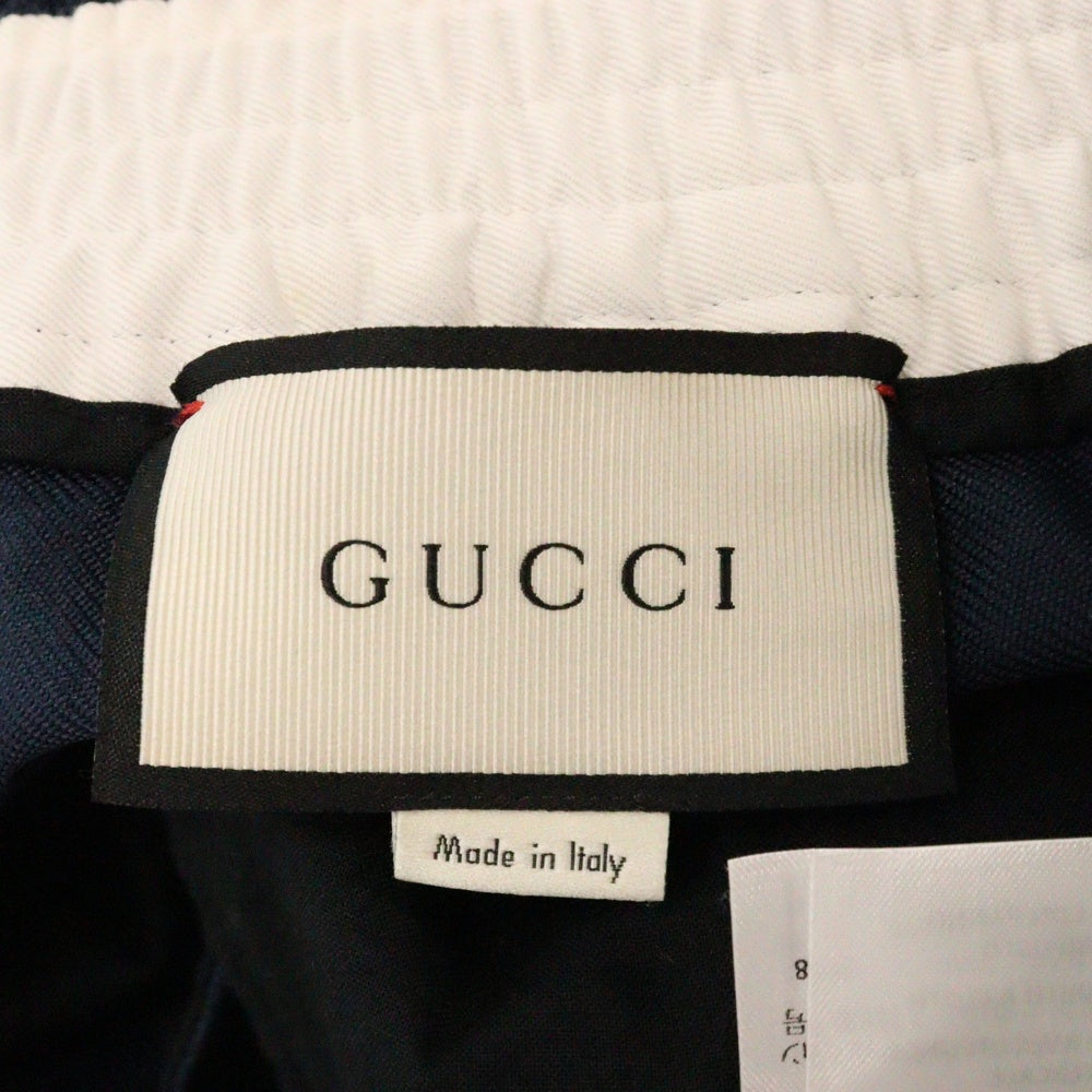 GUCCI(グッチ) サイドライン ジョガートラックパンツ 450371 ネイビー