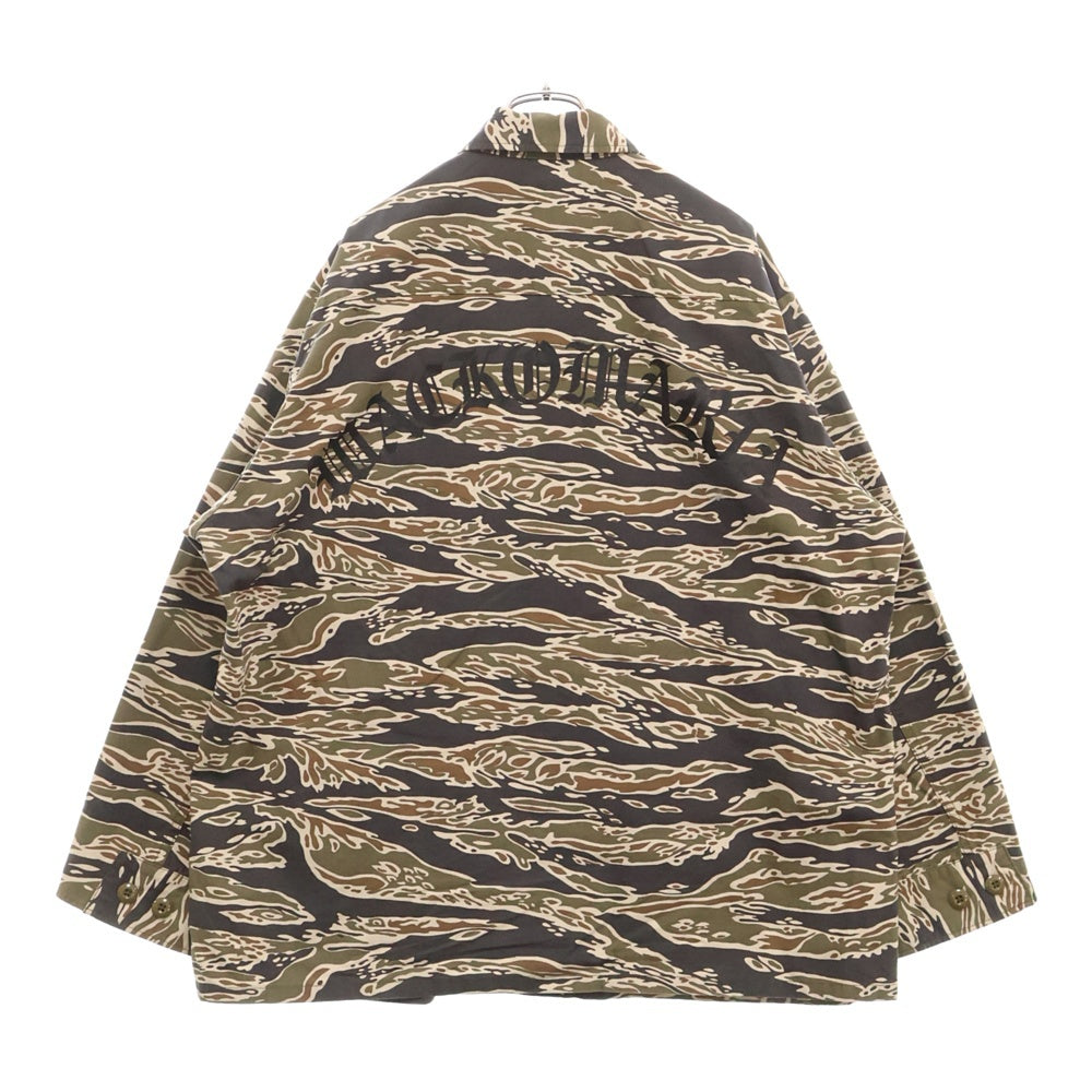WACKO MARIA(ワコマリア) 25SS TIGER CAMO FATIGUE JACKET( TYPE-2 ) タイガーカモ 迷彩総柄 バックロゴプリント ファティーグ ジャケット カーキ 25SS-WMO-ML08